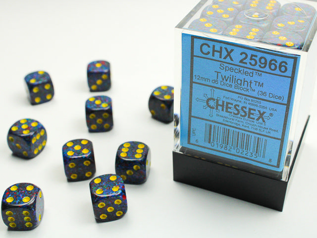 Chessex Speckled Twilight dice