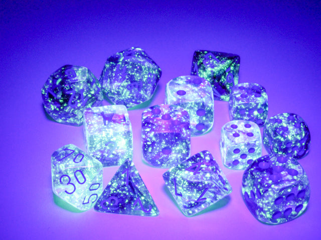 Chessex Nebula Nocturnal/Blue dice