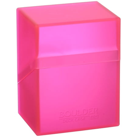 Ultimate Guard Boulder Deck Case 80+ Card Game, Rhodonite Pink, Small