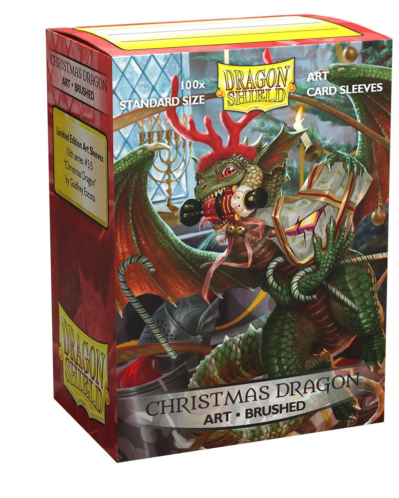 Dragon Shield Limited Edition Art Brushed Sleeves - Christmas Dragon 2020 (100-Pack)