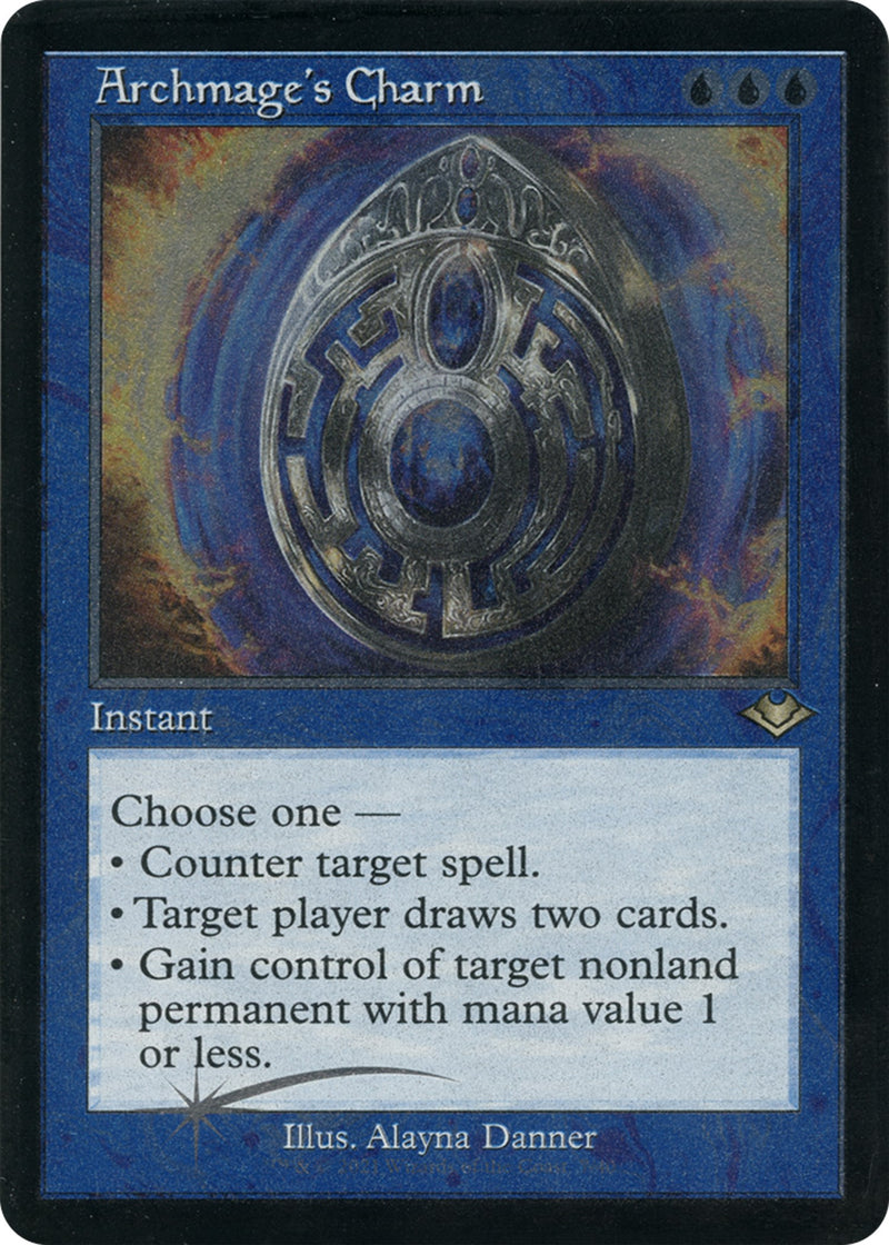 Archmage's Charm (Retro Frame) (Foil Etched)