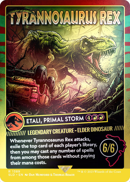 Tyrannosaurus Rex - Etali, Primal Storm (Rainbow Foil)