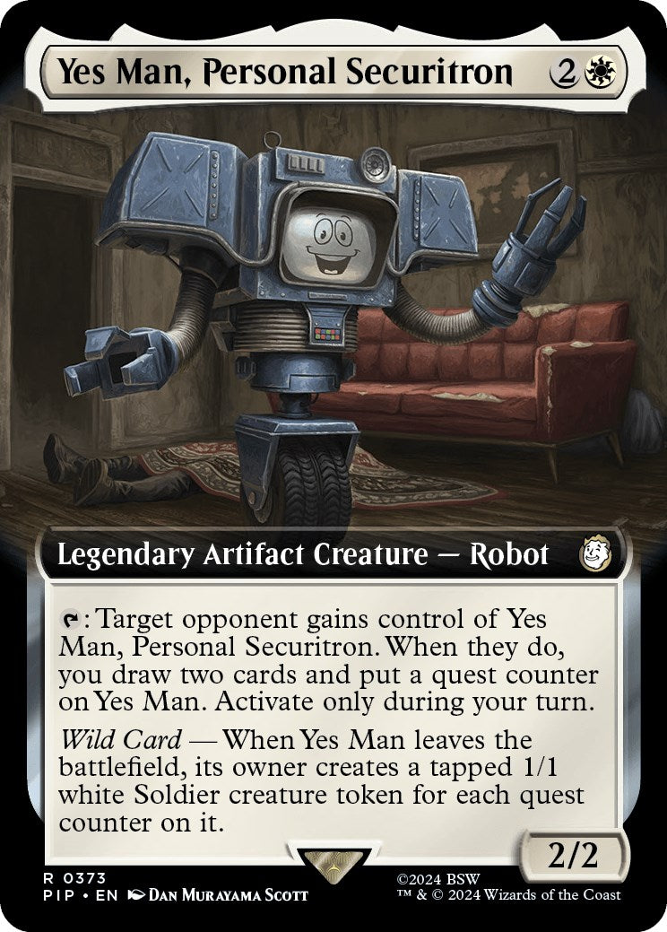 Yes Man, Personal Securitron (Extended Art)