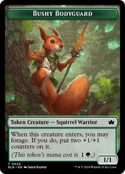 Emblem - Ral, Crackling Wit // Bushy Bodyguard Double-Sided Token (Back)