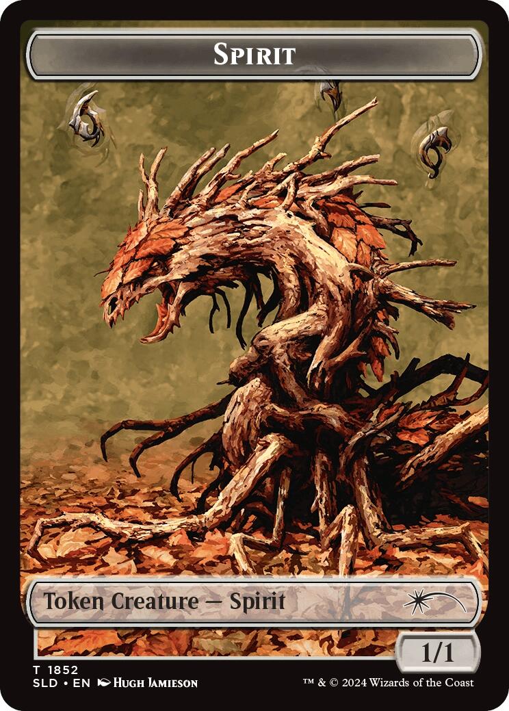 Spirit (SLD) // Clue (CMM) Double-Sided Token