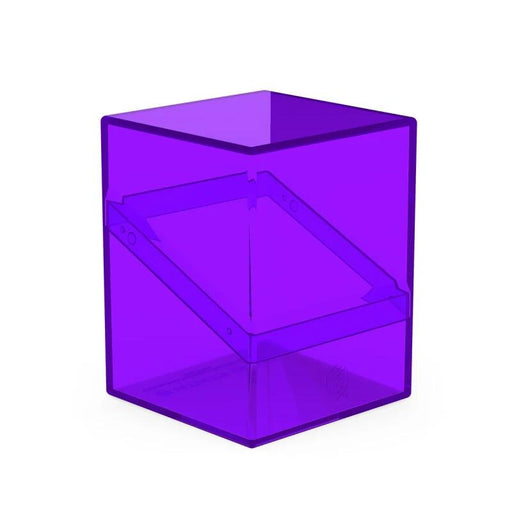 Boulder Deck Case - Clear - Amethyst (Holds 100+)