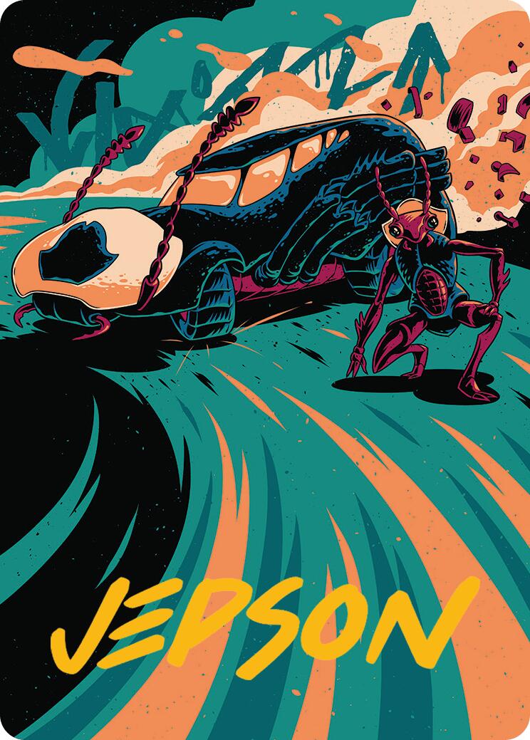 Carrion Cruiser Art Card (Gold-Stamped Signature)