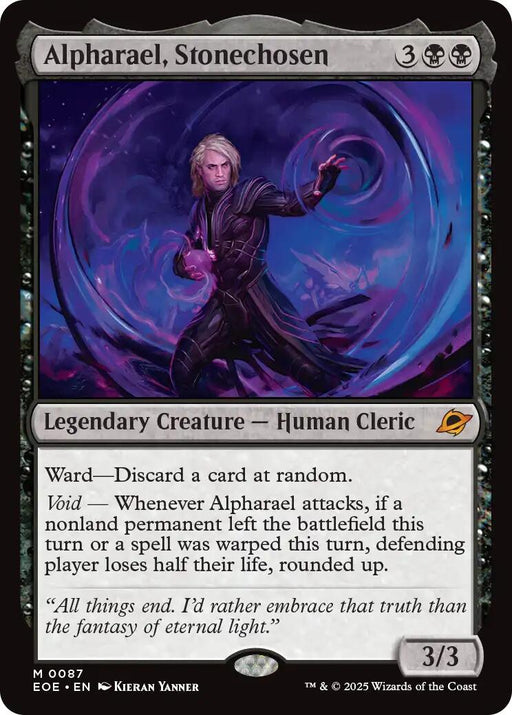 Alpharael, Stonechosen