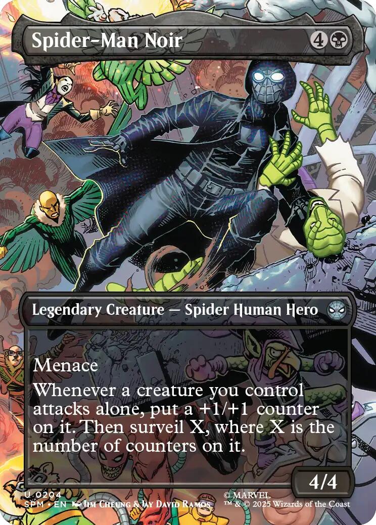 Spider-Man Noir (Borderless)