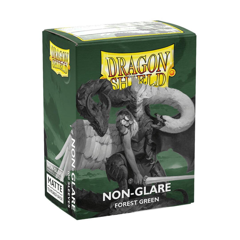 Dragon Shield Non-Glare Matte Forest Green Sleeves (100-Pack)