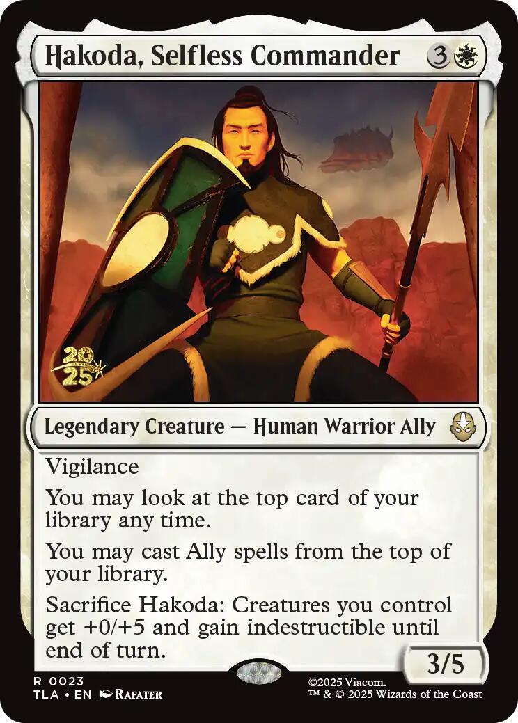 Hakoda, Selfless Commander