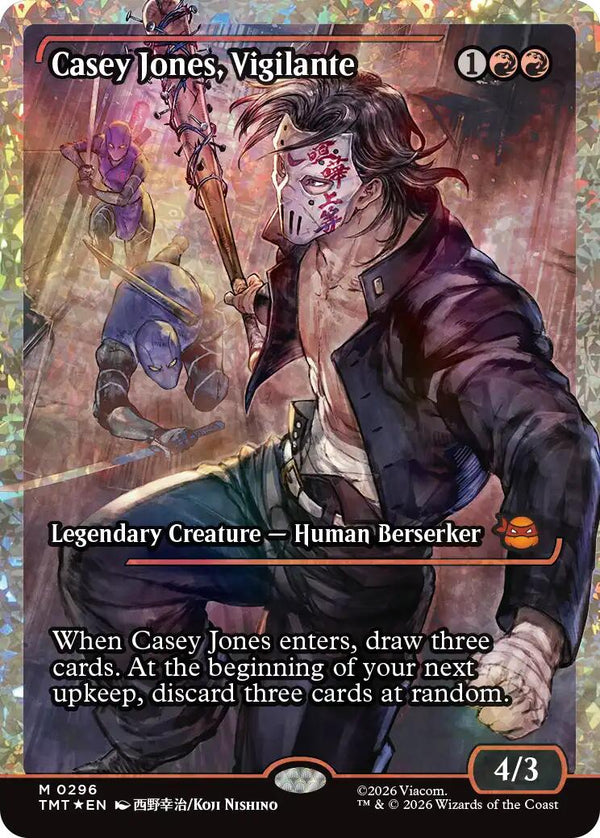 Casey Jones, Vigilante (0296) (Showcase) (Fracture Foil)