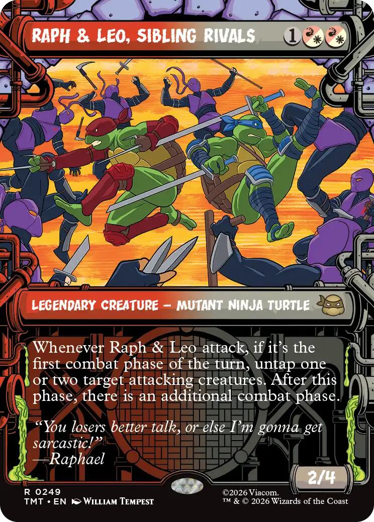 Raph & Leo, Sibling Rivals (Showcase)