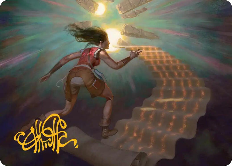 Pursue the Past Art Card (Gold-Stamped Signature)