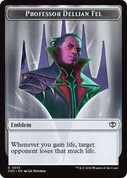 Emblem - Professor Dellian Fel  // Pest (0008) Double-Sided Token