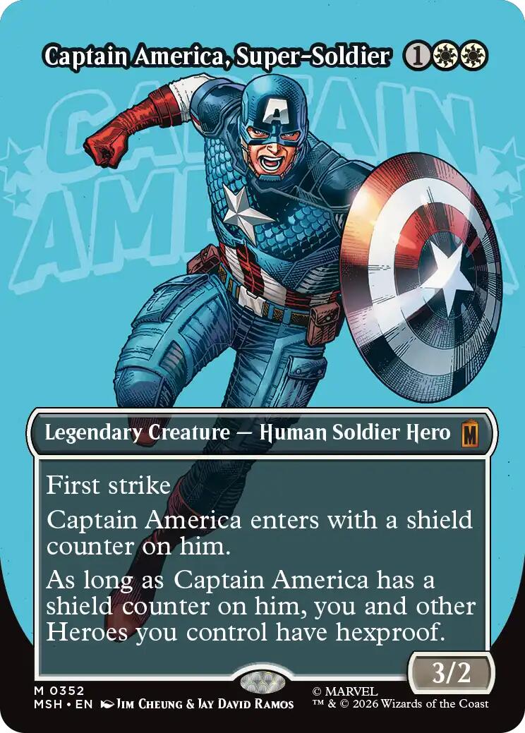 Captain America, Super-Soldier (Borderless) (0352)