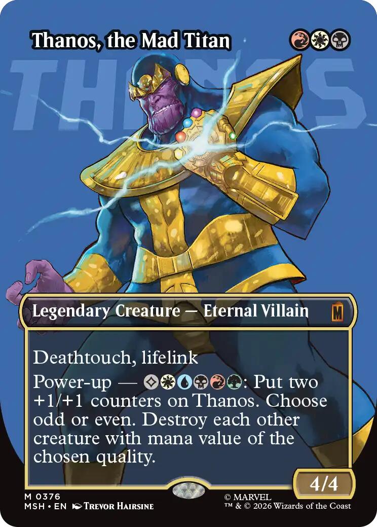 Thanos, the Mad Titan (Borderless) (0376)