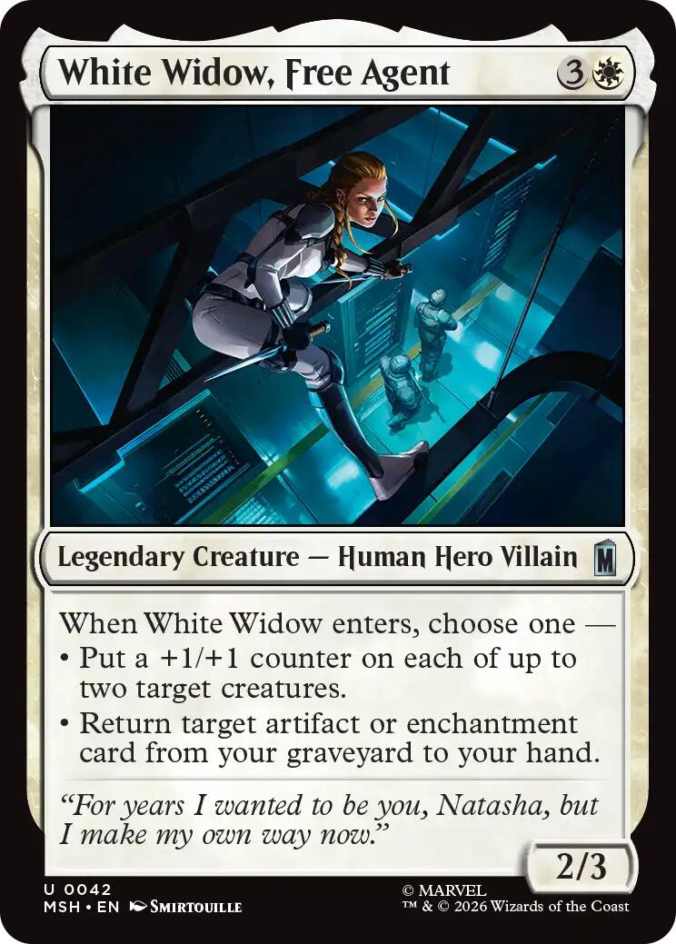 White Widow, Free Agent