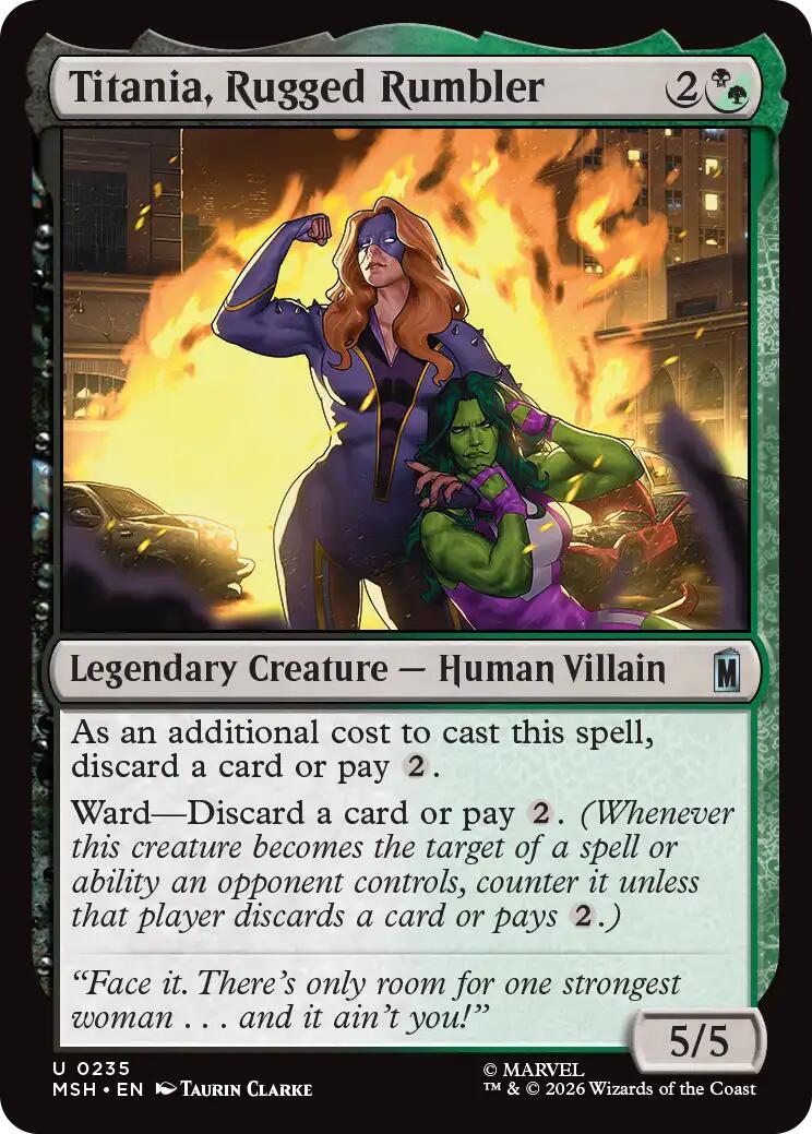 Titania, Rugged Rumbler