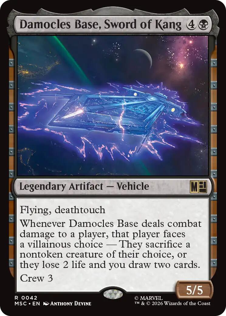Damocles Base, Sword of Kang (Surge Foil)