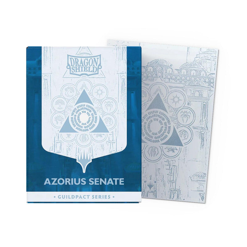 Dragon Shield Guildpact Series Dual Matte: Standard Art Sleeves - Azorius Senate (100-Pack)
