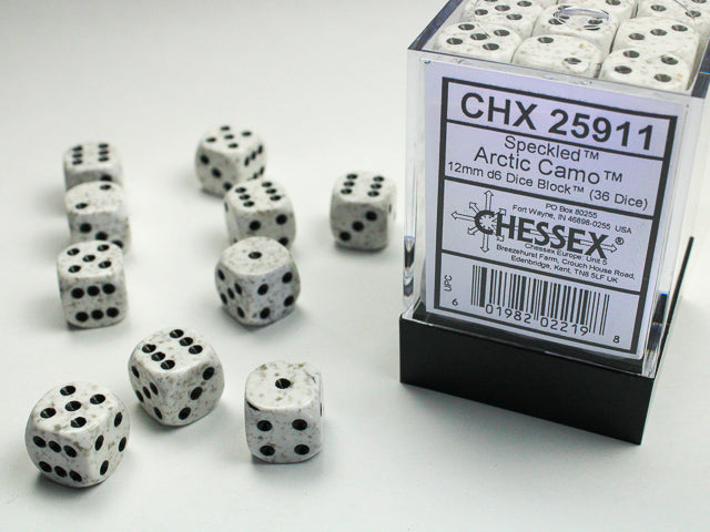 Chessex Speckled 16MM Arctic Camo