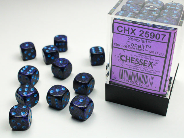 Chessex Speckled 16MM Cobalt