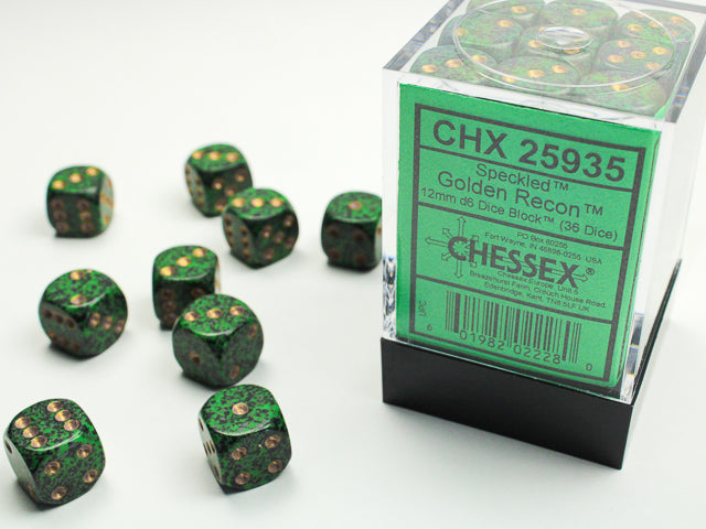 Chessex Speckled 16MM Golden Recon