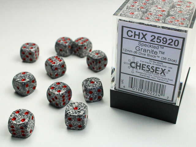 Chessex Speckled 16MM Granite