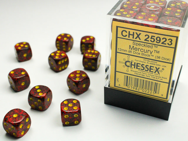 Chessex Speckled 16MM Mercury