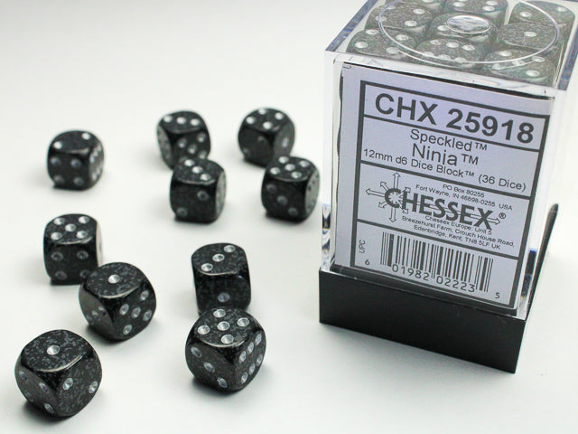 Chessex Speckled 16MM Ninja