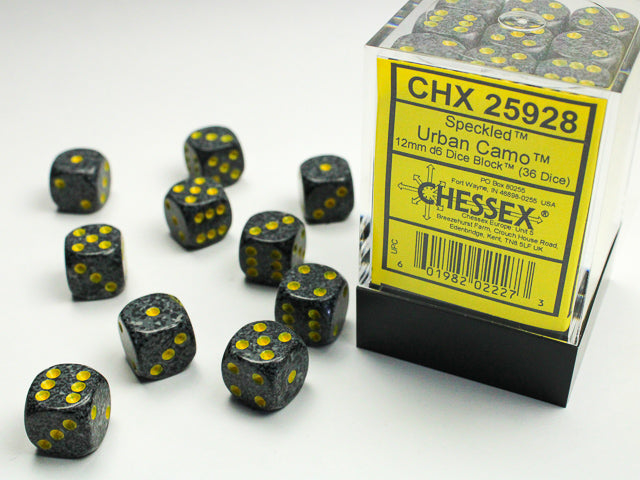 Chessex Speckled 16MM Urban Camo